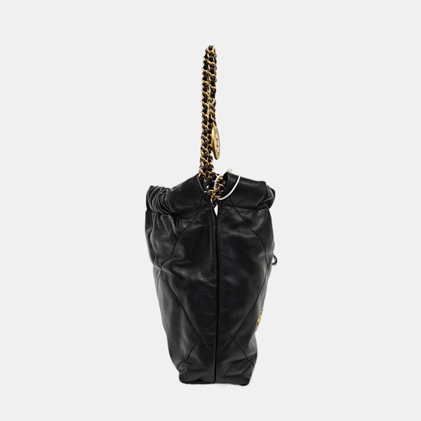 CHANEL 22 Mini Quilted Calfskin Black