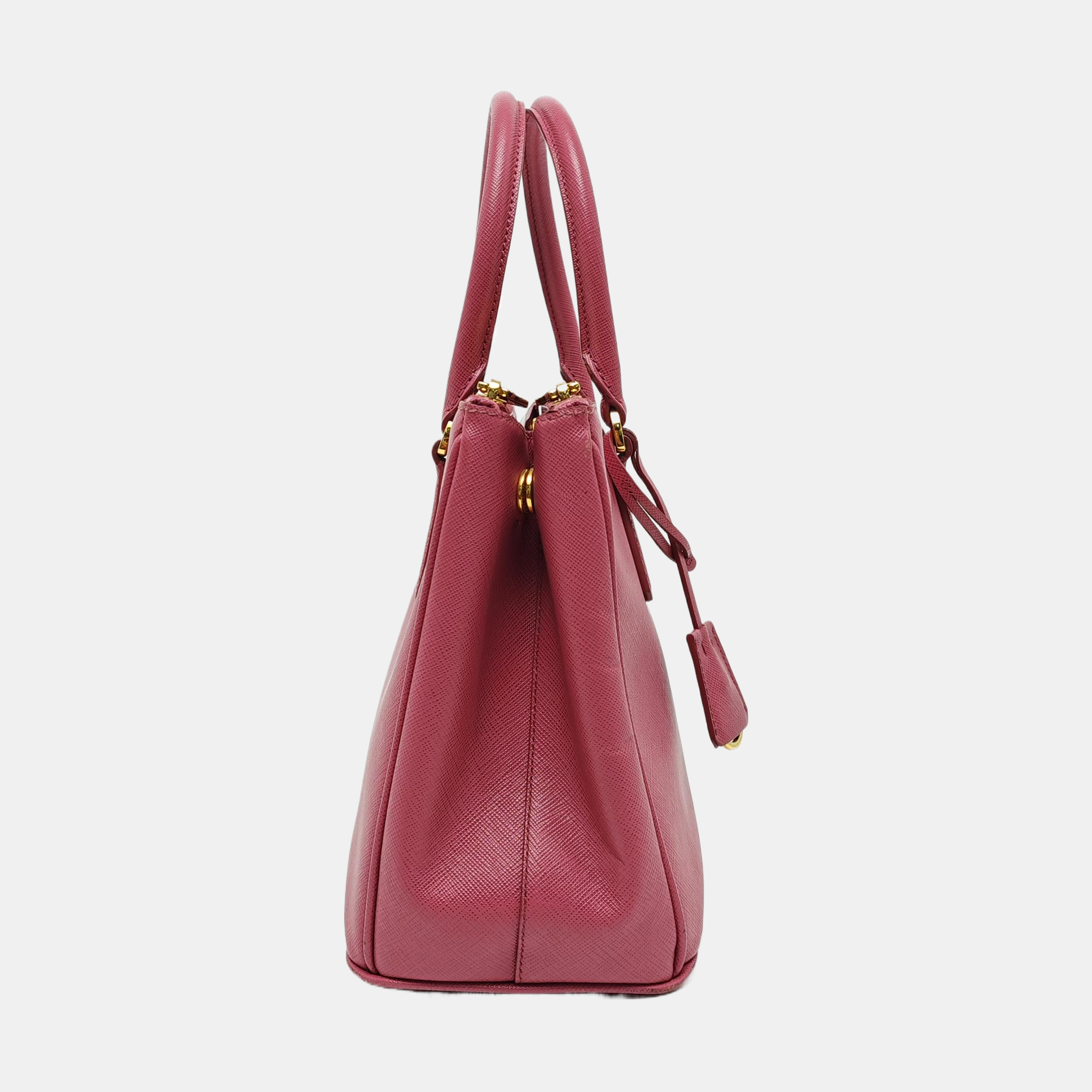 Galleria Medium Saffiano Calfskin Red