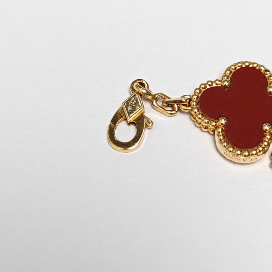 Vintage Alhambra 18k Gold Bracelet