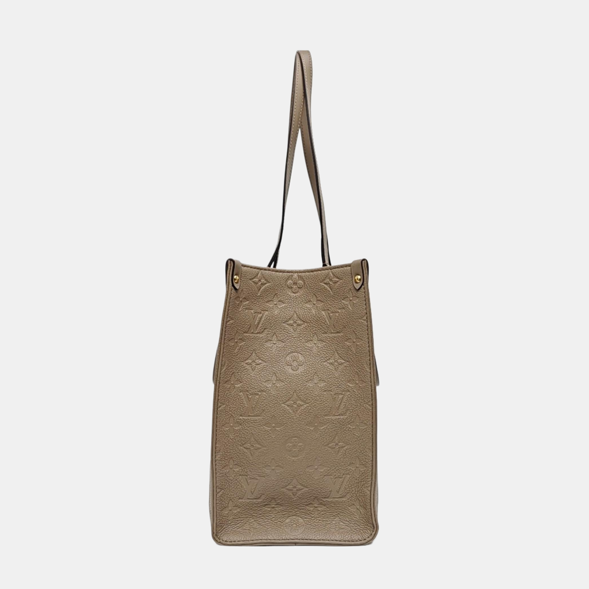 ONTHEGO MM Monogram Calfskin Gray