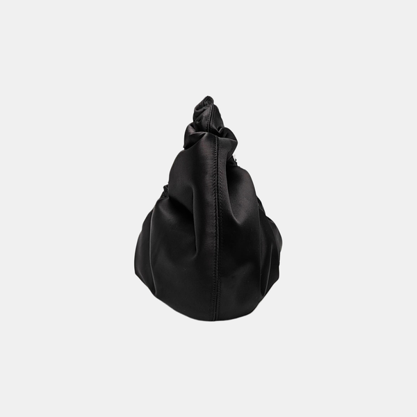 Fabric Top Handle Bag Small Black