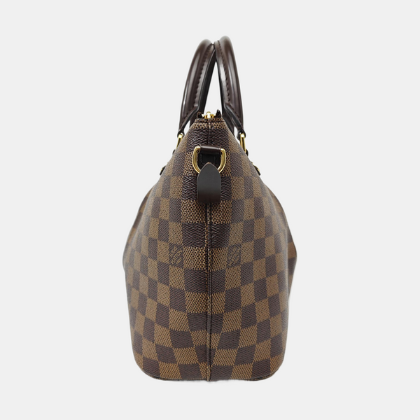 SIENA Damier Ebene Coated Canvas Brown
