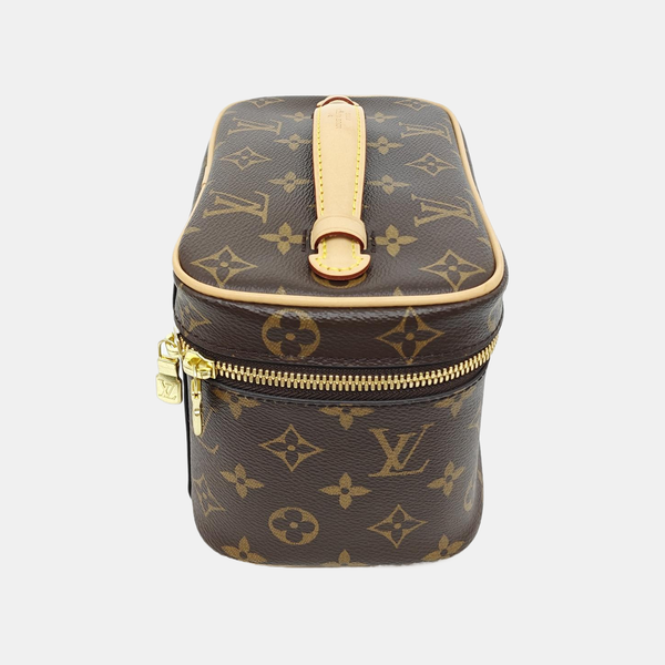 NICE Mini Monogram Coated Canvas Brown
