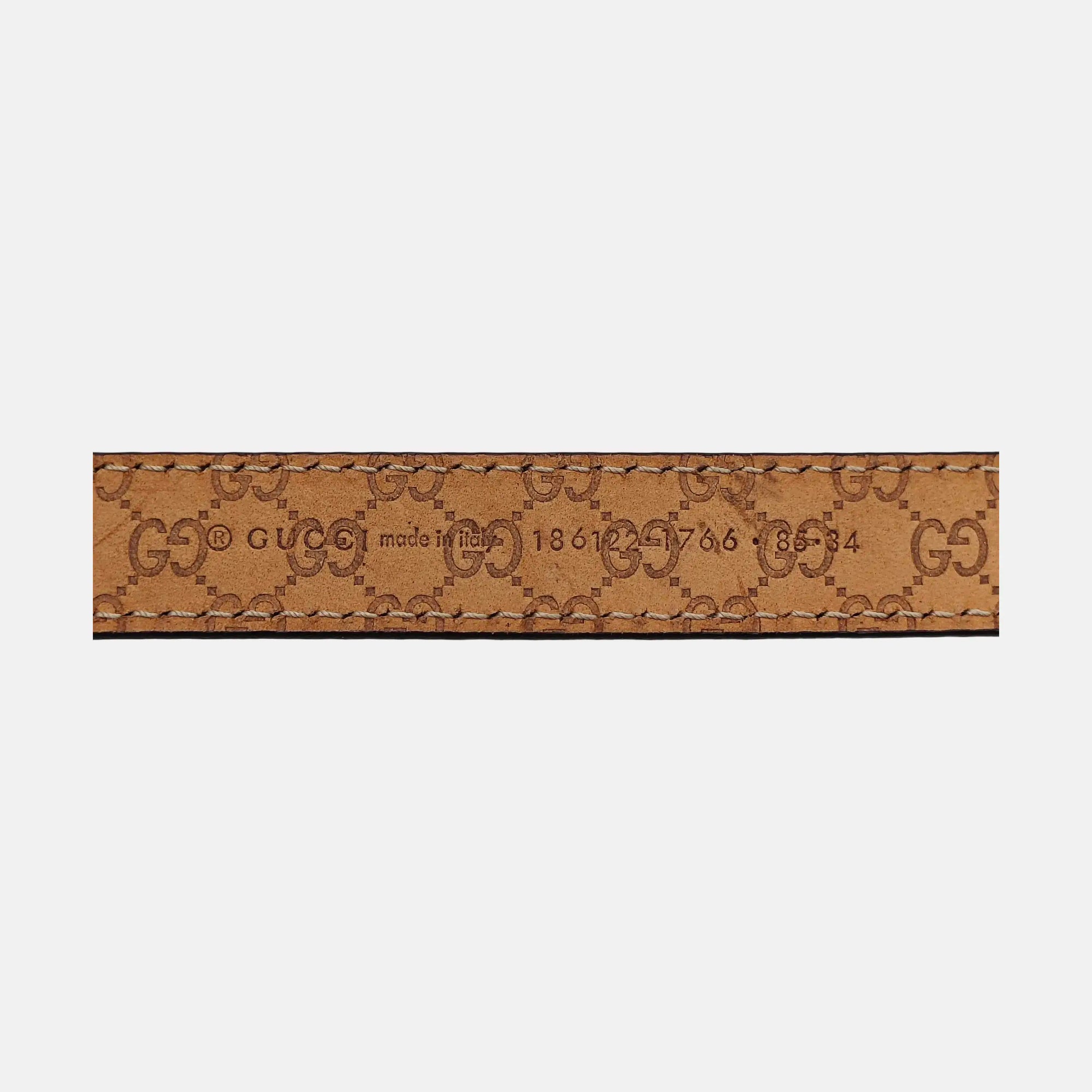 Leather Belt Gold