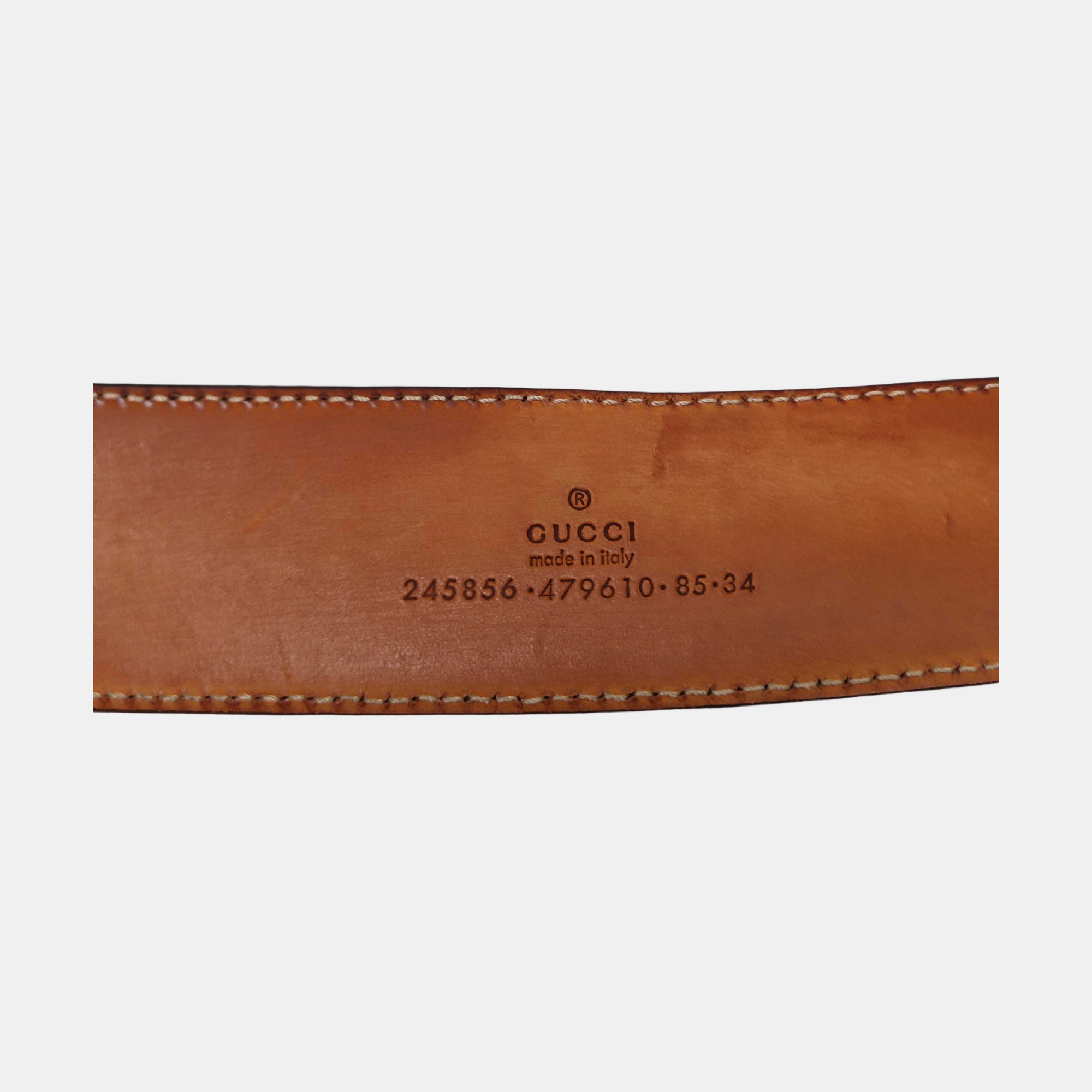 Leather Belt Red