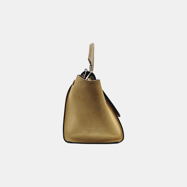TRAPEZE Small Calfskin Beige