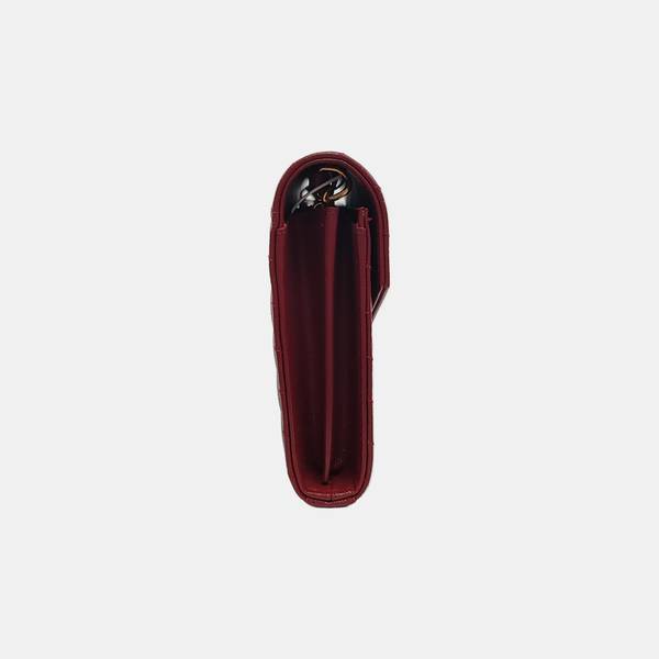 MONOGRAM Medium Chevron Calfskin Red