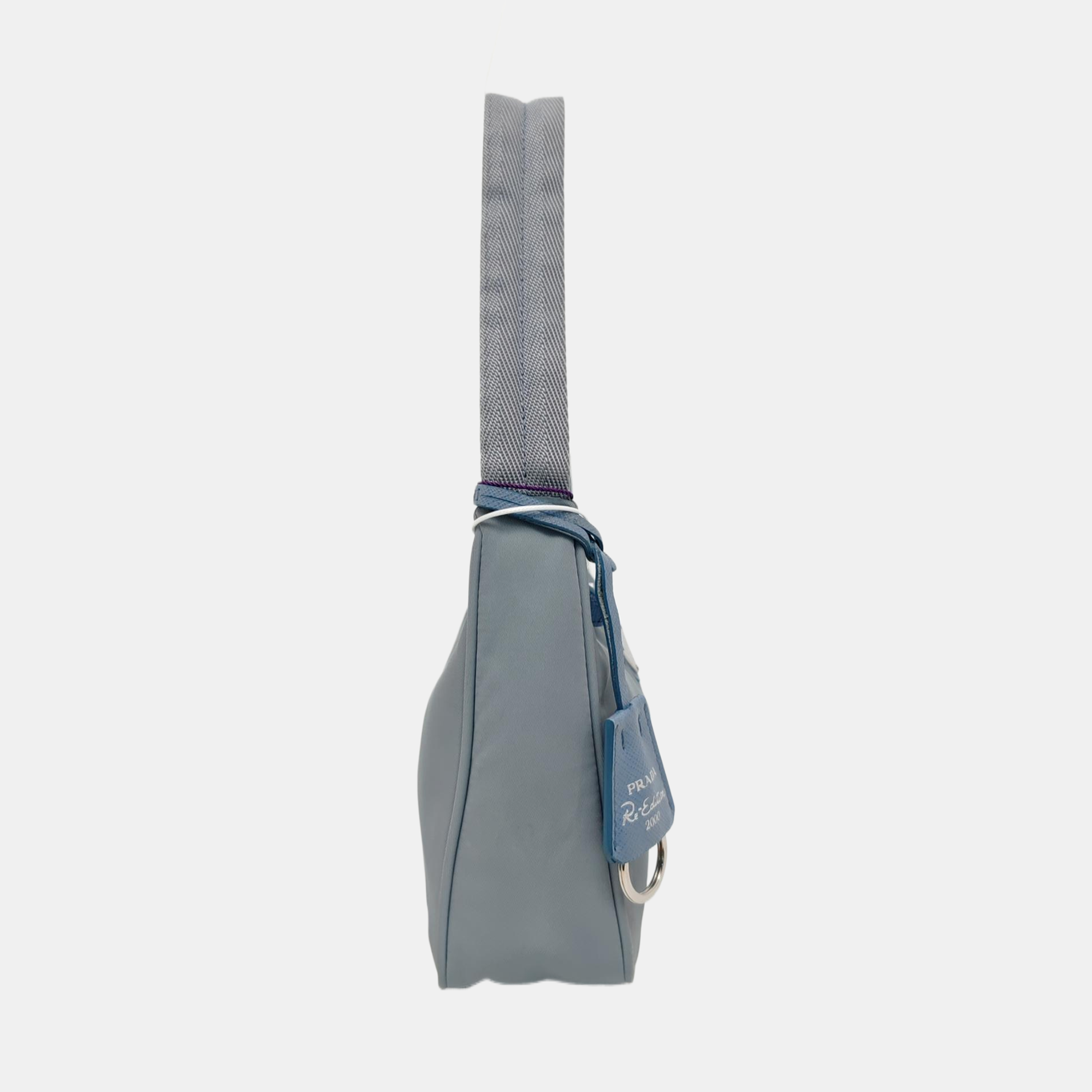 Authenticated pre-owned  Re-Edition2000 Nylon Blue - Top Handle Bag at Looply