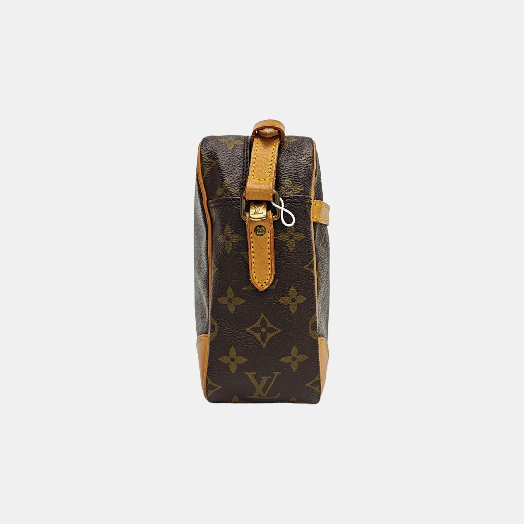 VINTAGE TROCADERO 30 Monogram Coated Canvas Brown