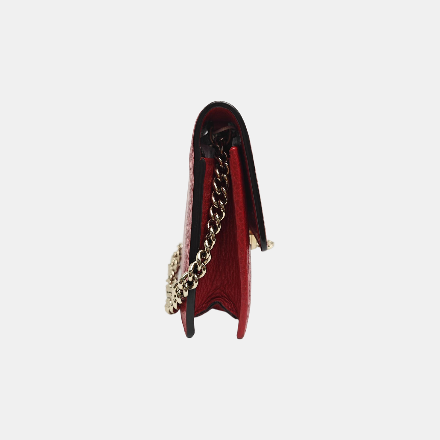 Calfskin Shoulder Bag Red