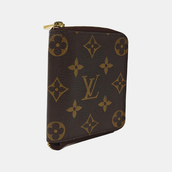 ZIPPY Monogram Coated Canvas Brown Card Holder