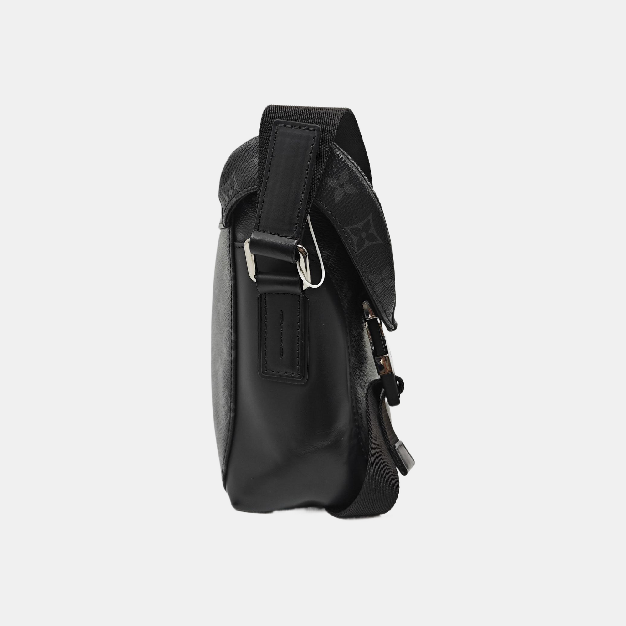 VOYAGER PM Monogram Coated Canvas Black