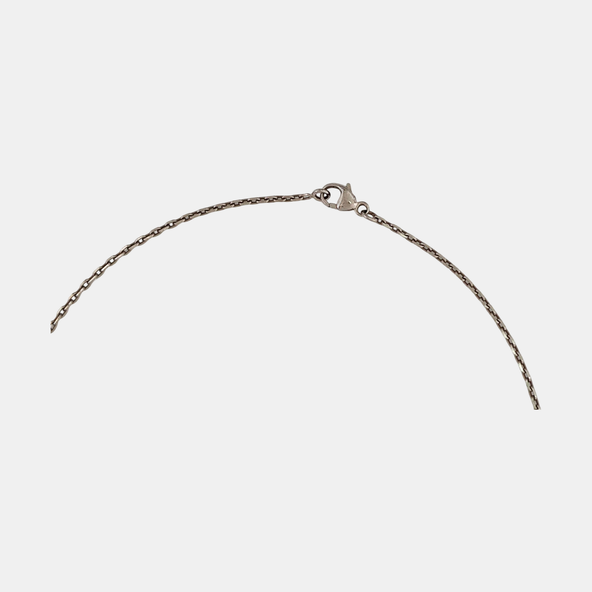 Pop H Metal Silver Necklace