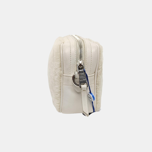 Calfskin Crossbody Bag White