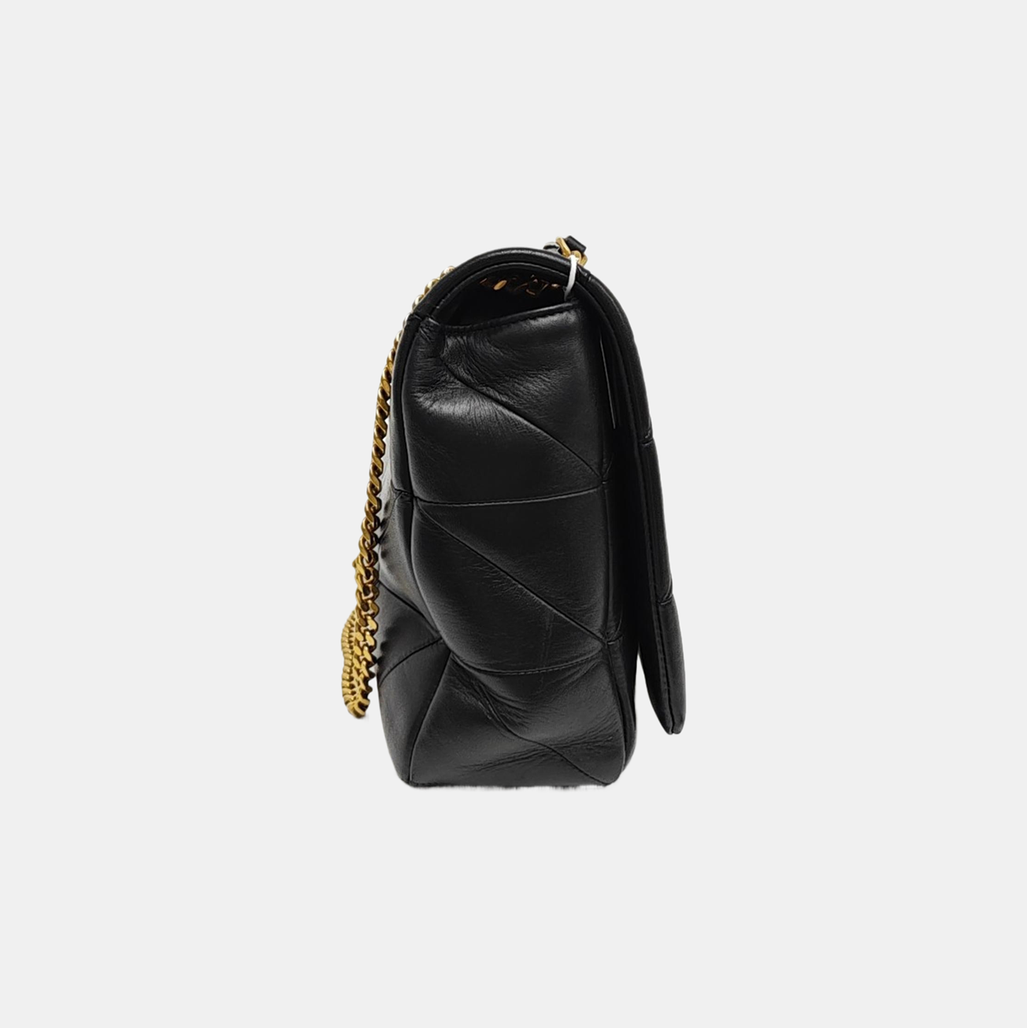 JAMIE Medium Quilted Lambskin Black