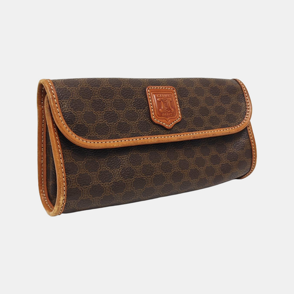 MACADAM Coated Canvas Brown Wallet