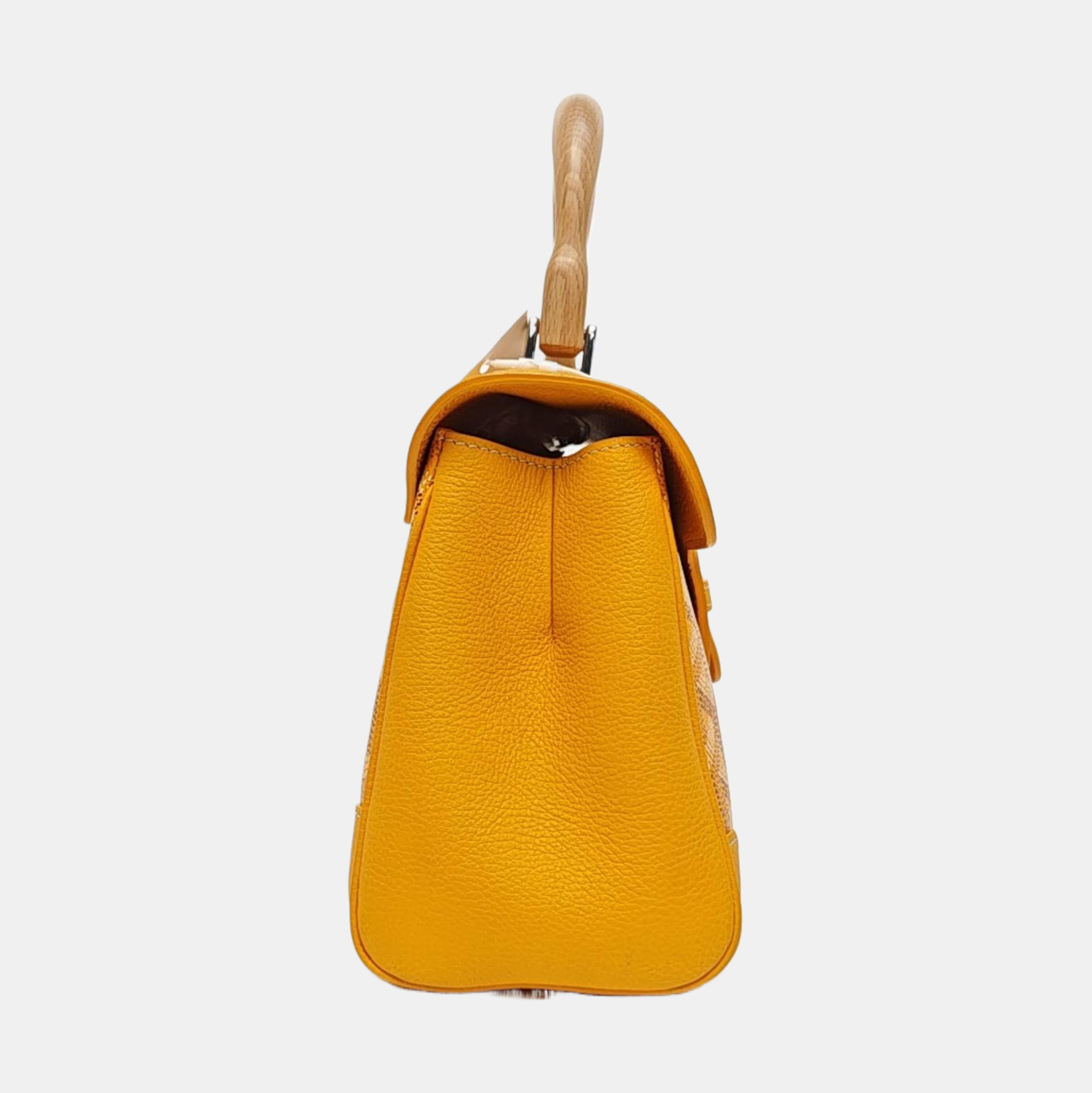 Authenticated pre-owned  Saïgon Mini Coated Canvas Yellow - Shoulder Bag at Looply
