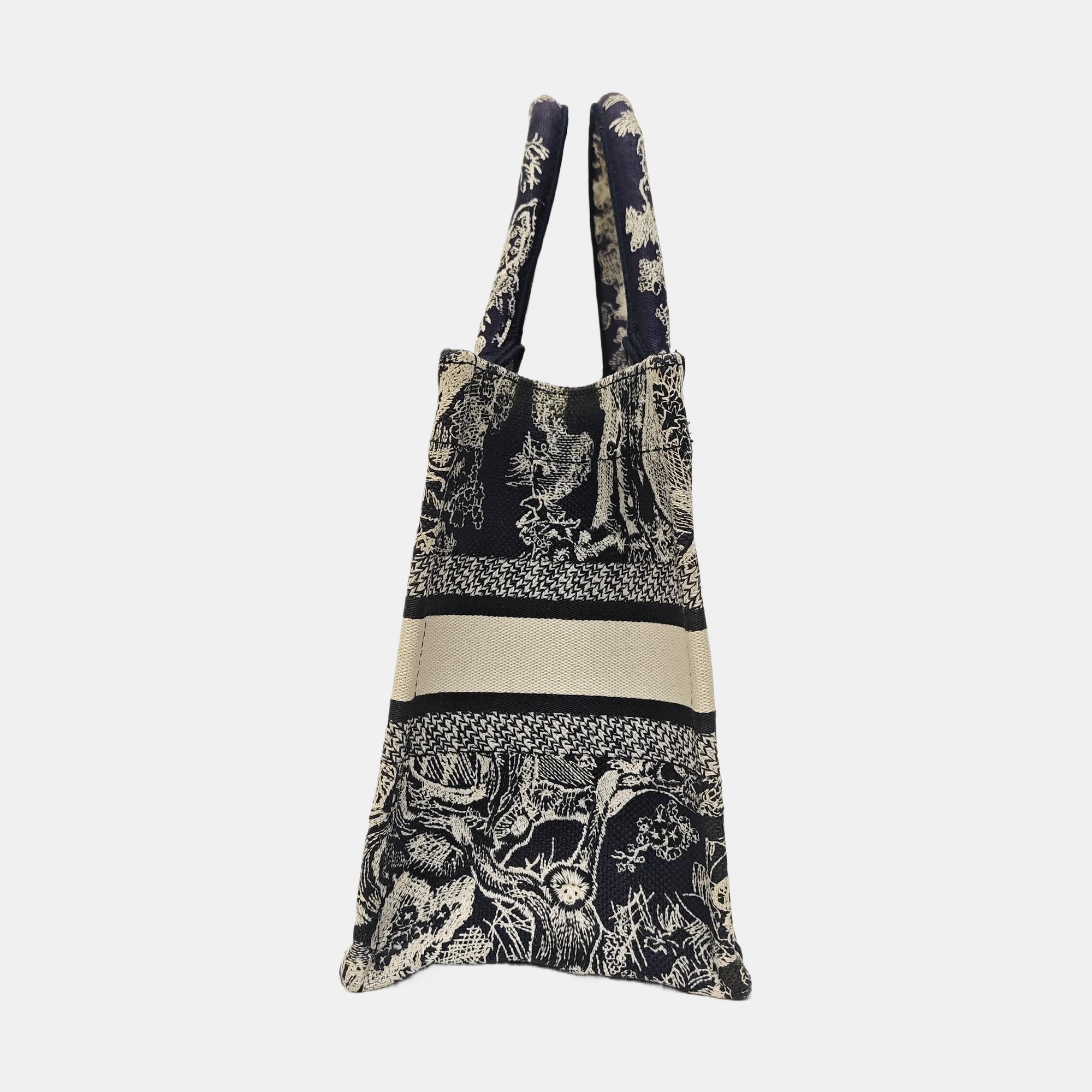Book Tote Small Canvas Blue