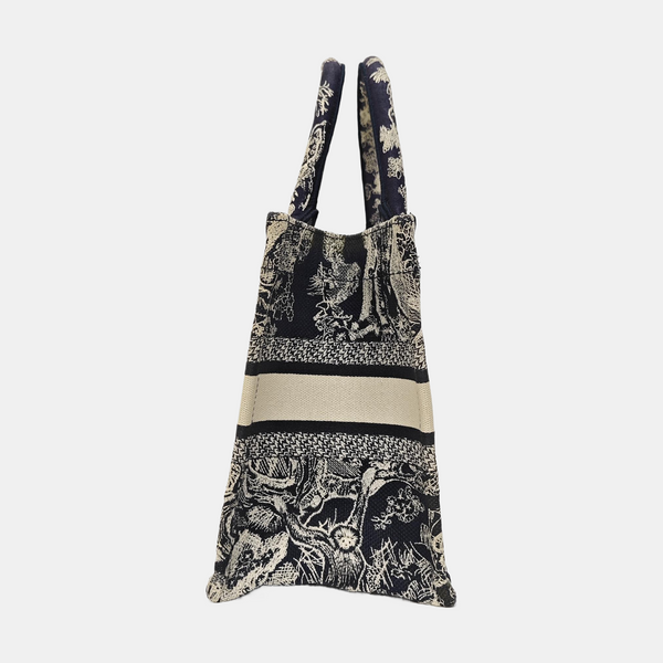 Book Tote Small Canvas Blue