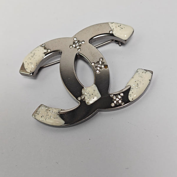 Metal Silver Brooch