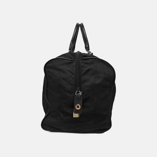 Nylon Top Handle Bag Black