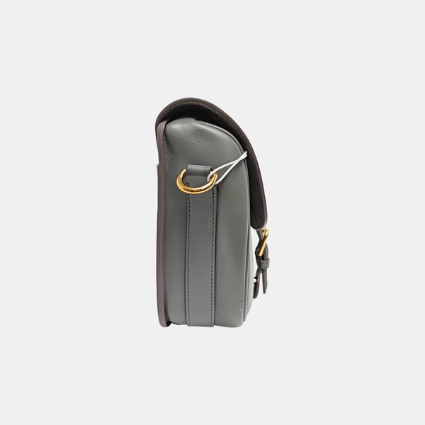 Authenticated pre-owned  Bobby Medium Calfskin Grey - Shoulder Bag at Looply