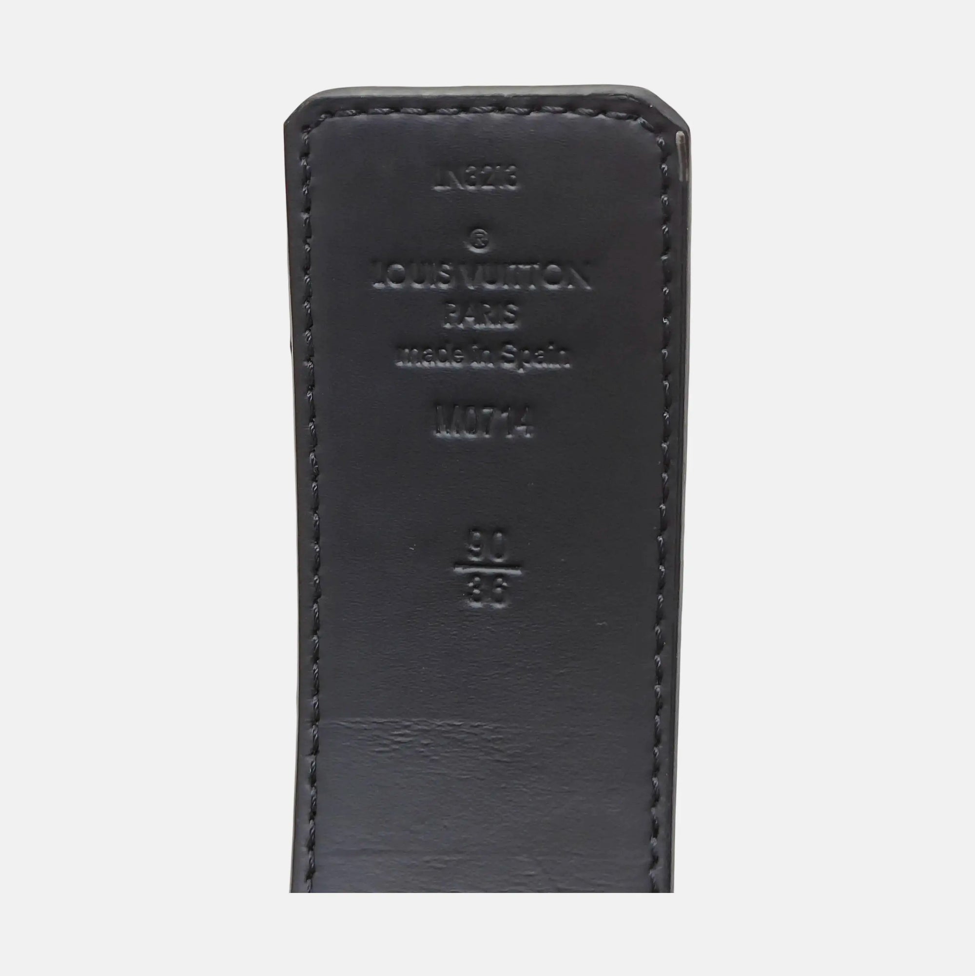 Coated Canvas Belt Black