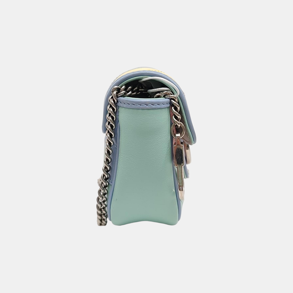 GG Marmont Mini Quilted Calfskin Multicolor