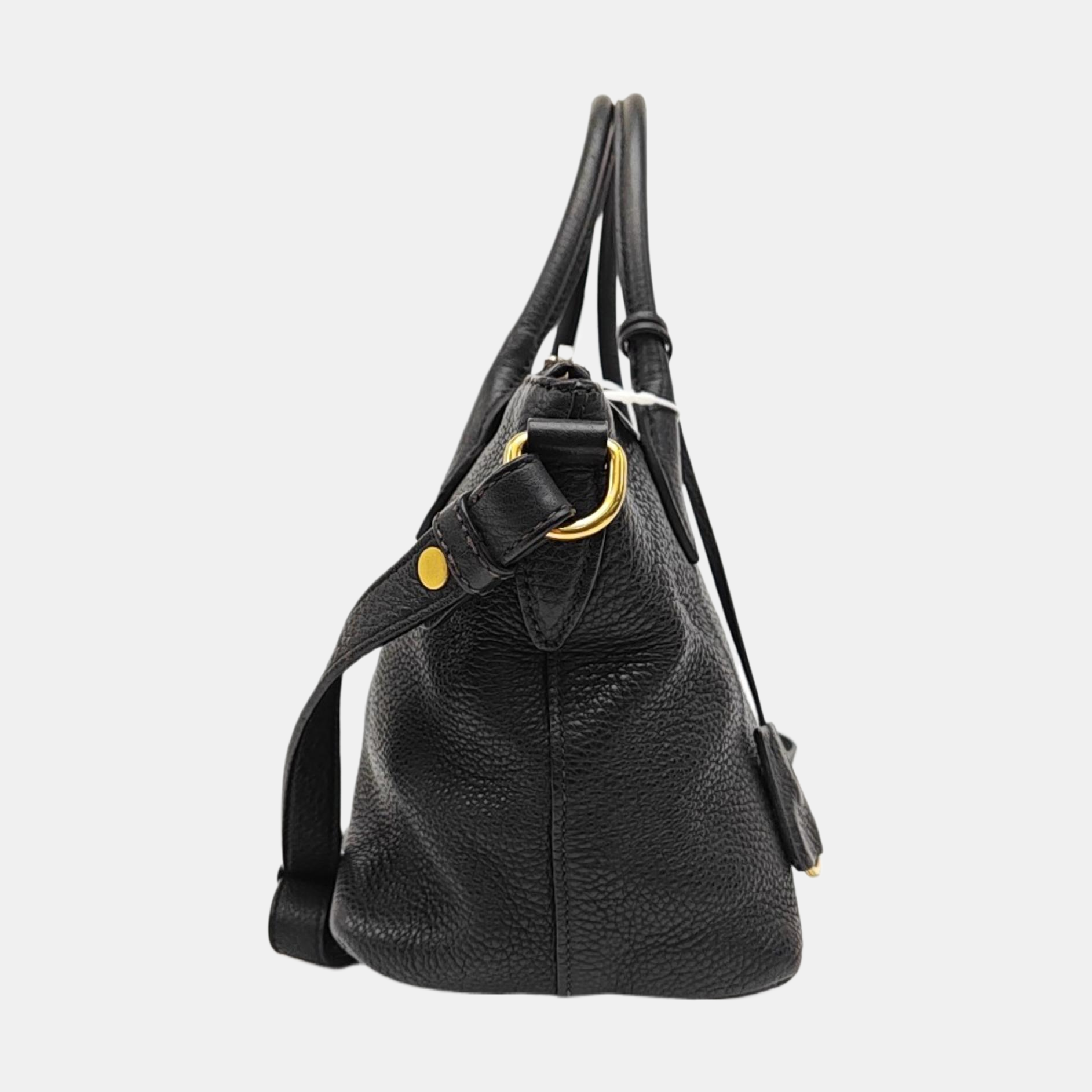 Calfskin Tote Bag Large Black