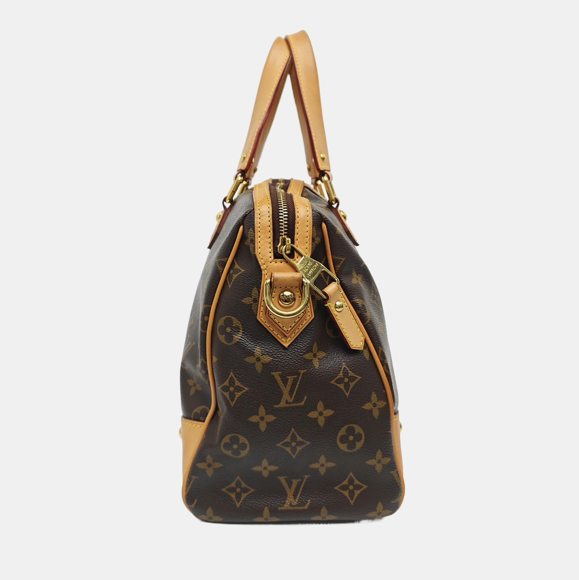 RETIRO NM Monogram Coated Canvas Brown