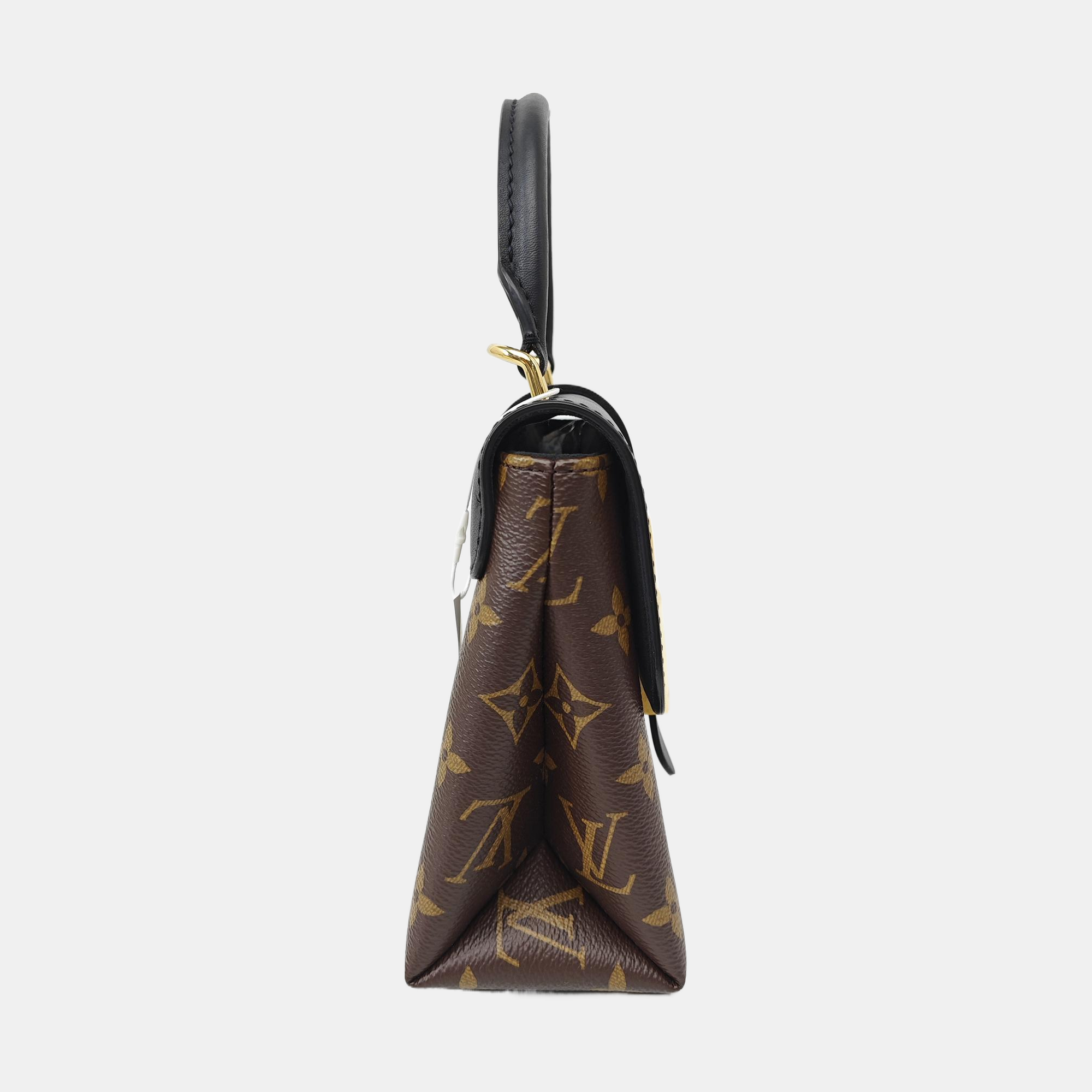 LOCKY BB Monogram Coated Canvas Brown