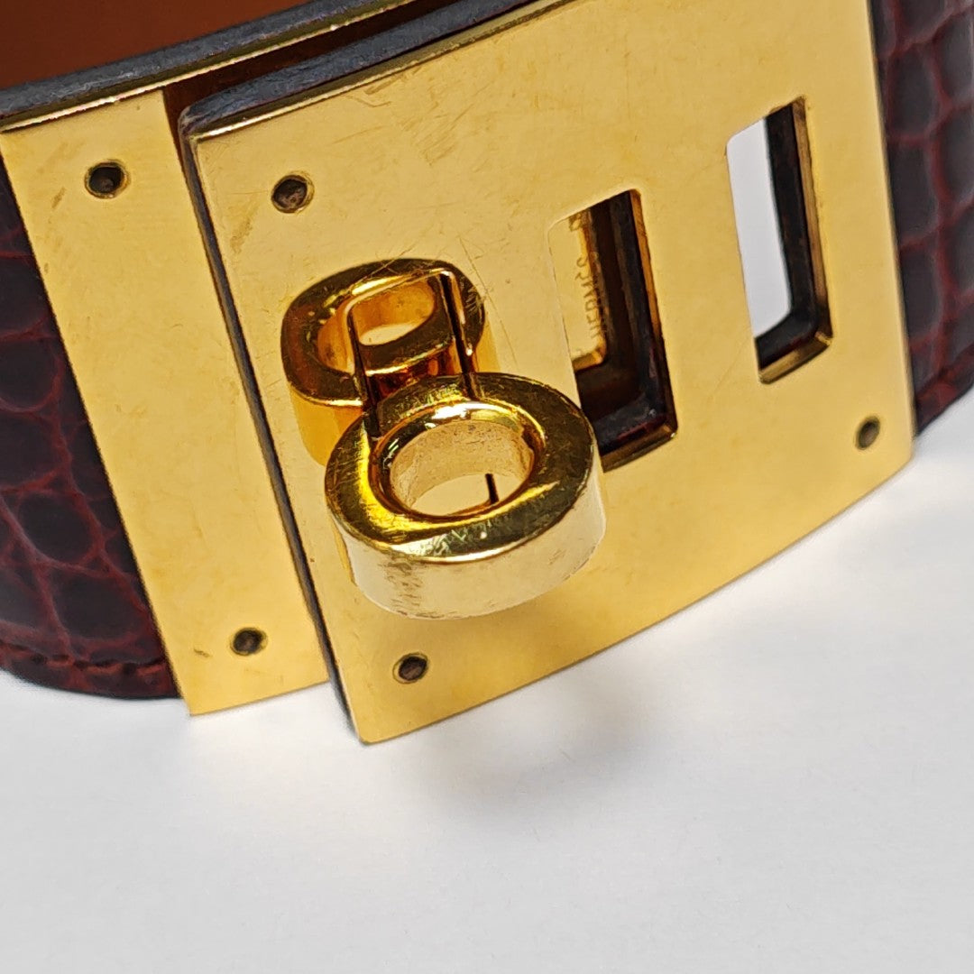 Kelly Dog Leather Red Bracelet