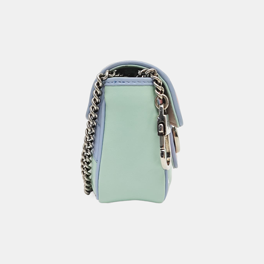 GG Marmont Mini Quilted Calfskin Multicolor