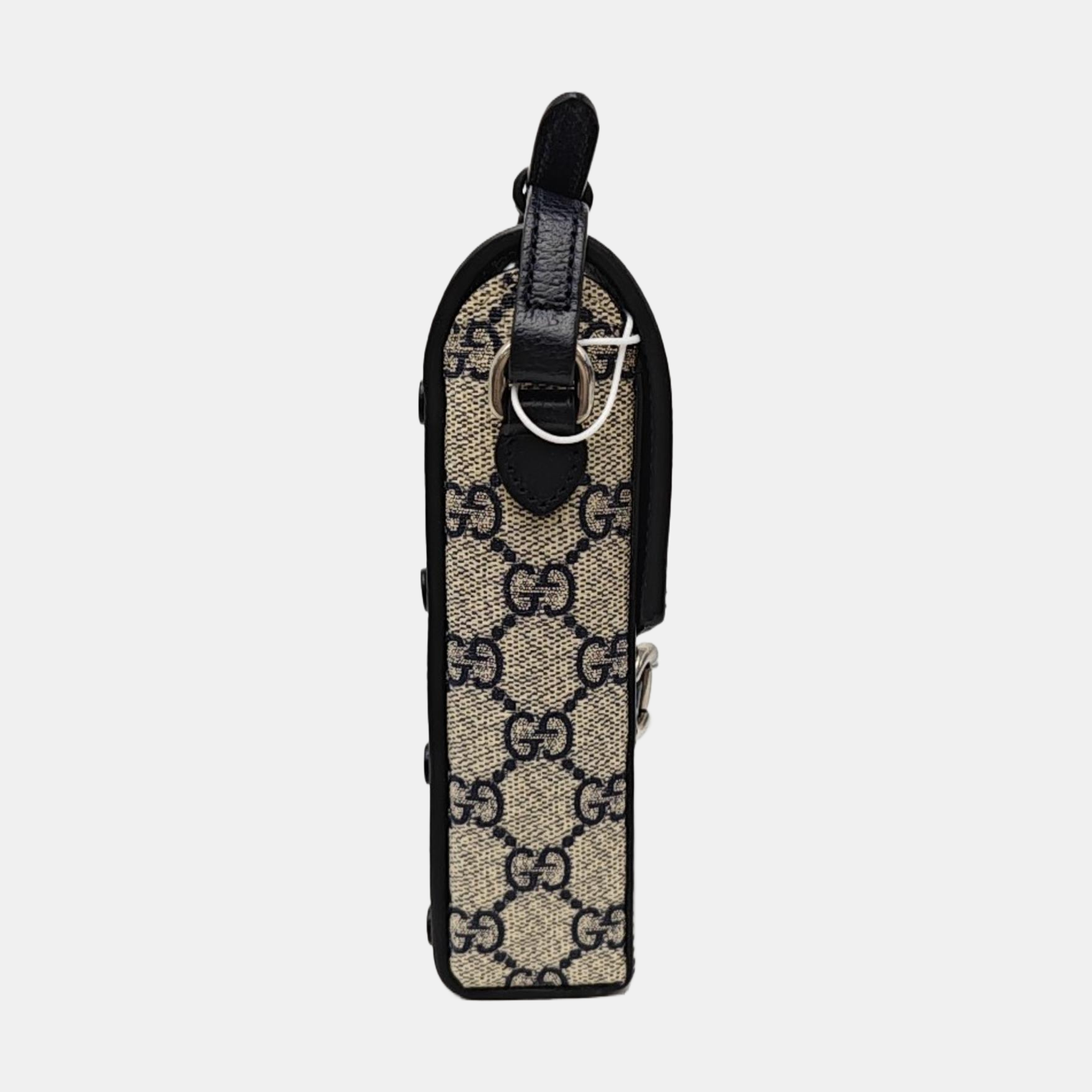 Horsebit 1955 Mini Monogram Coated Canvas Beige