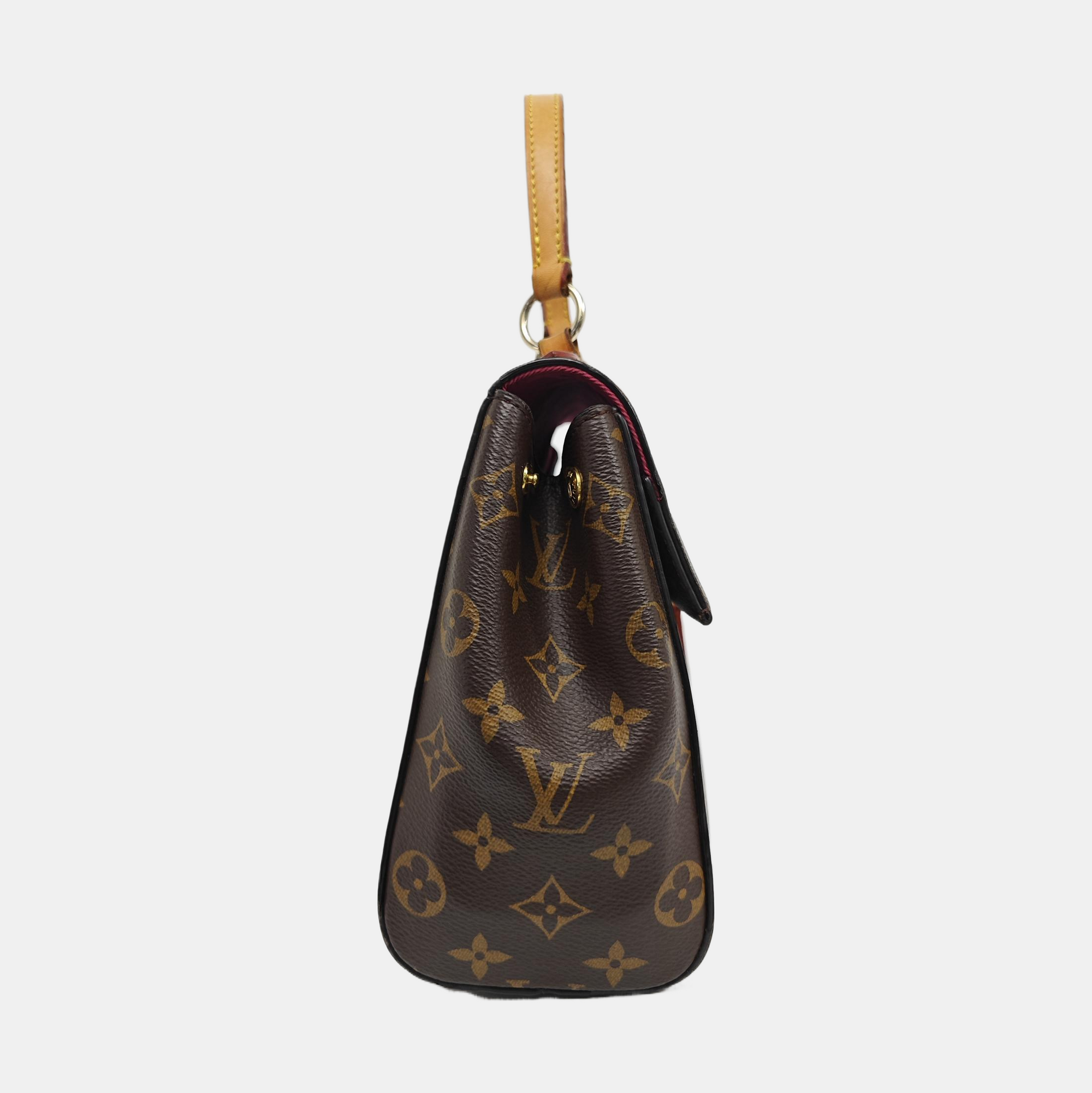 CLUNY PM Monogram Coated Canvas Brown