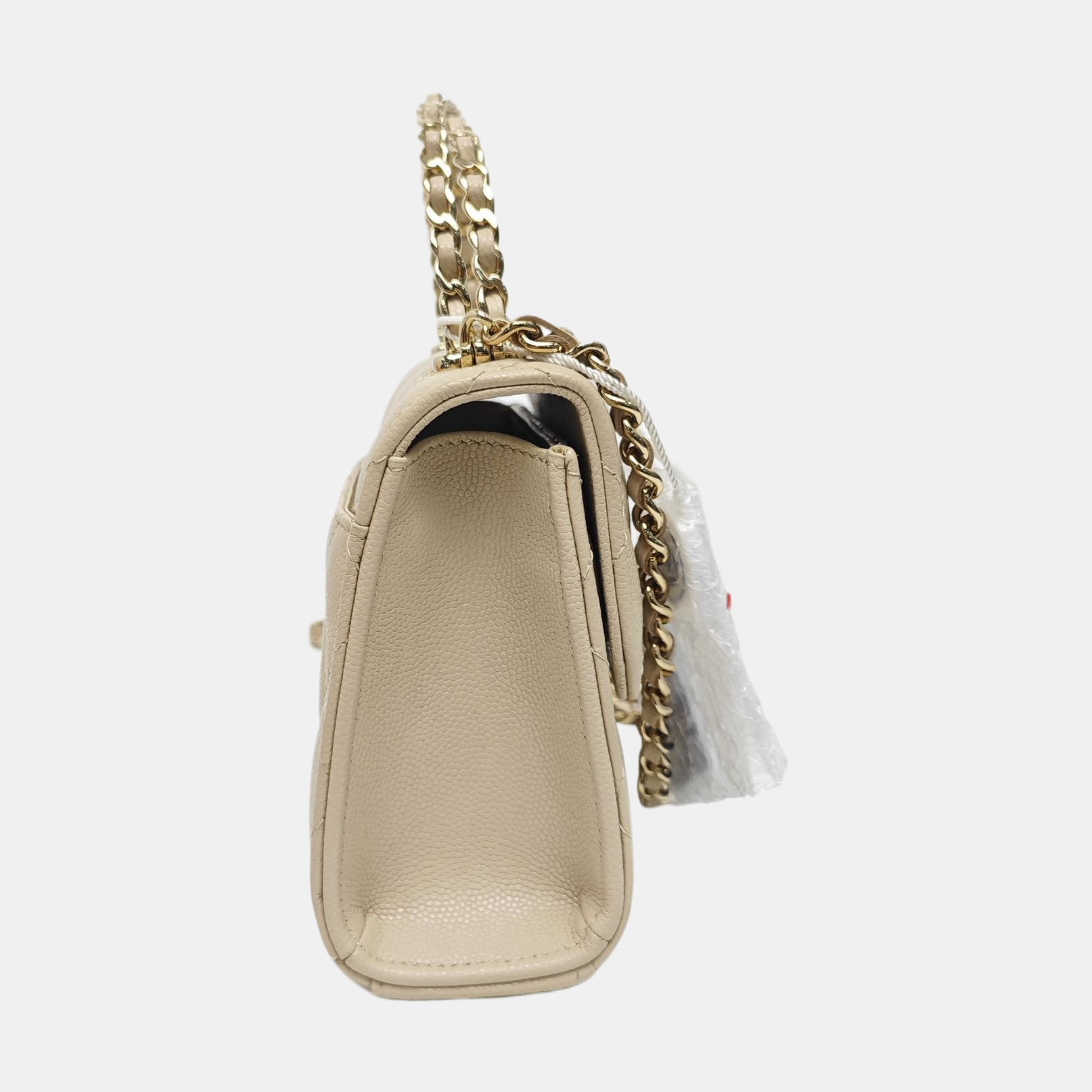 KELLY Quilted Calfskin Beige