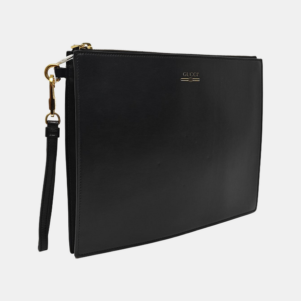 Calfskin Clutch Black