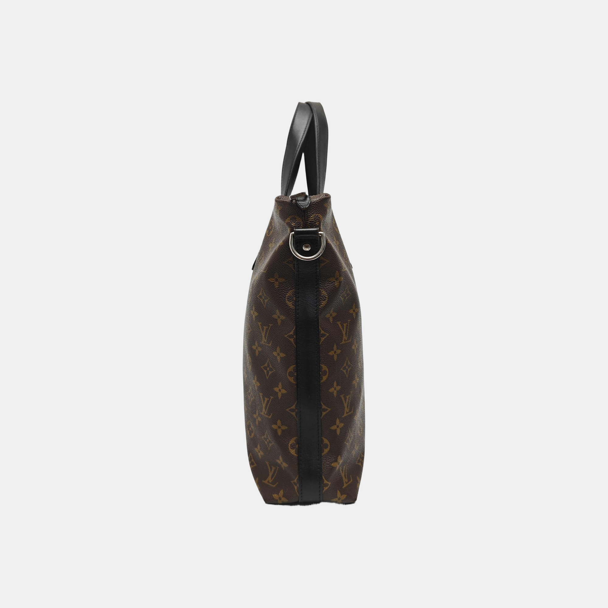 KITAN Monogram Coated Canvas Brown