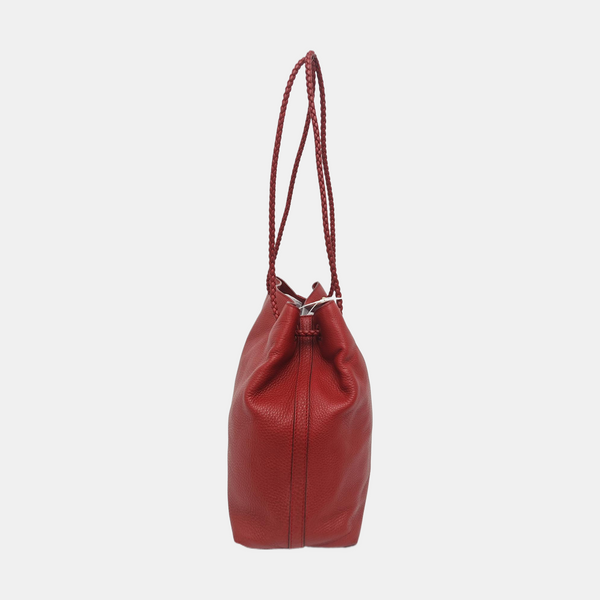 Calfskin Tote Bag Red