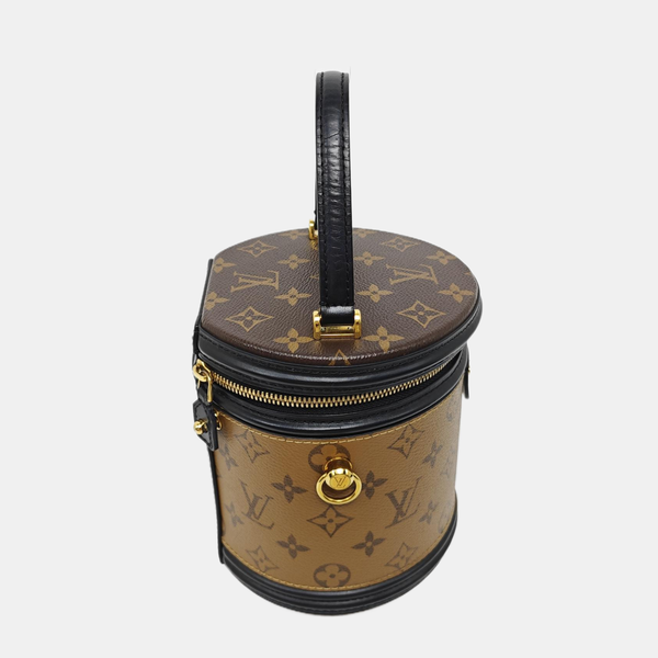 CANNES PM Monogram Coated Canvas Brown