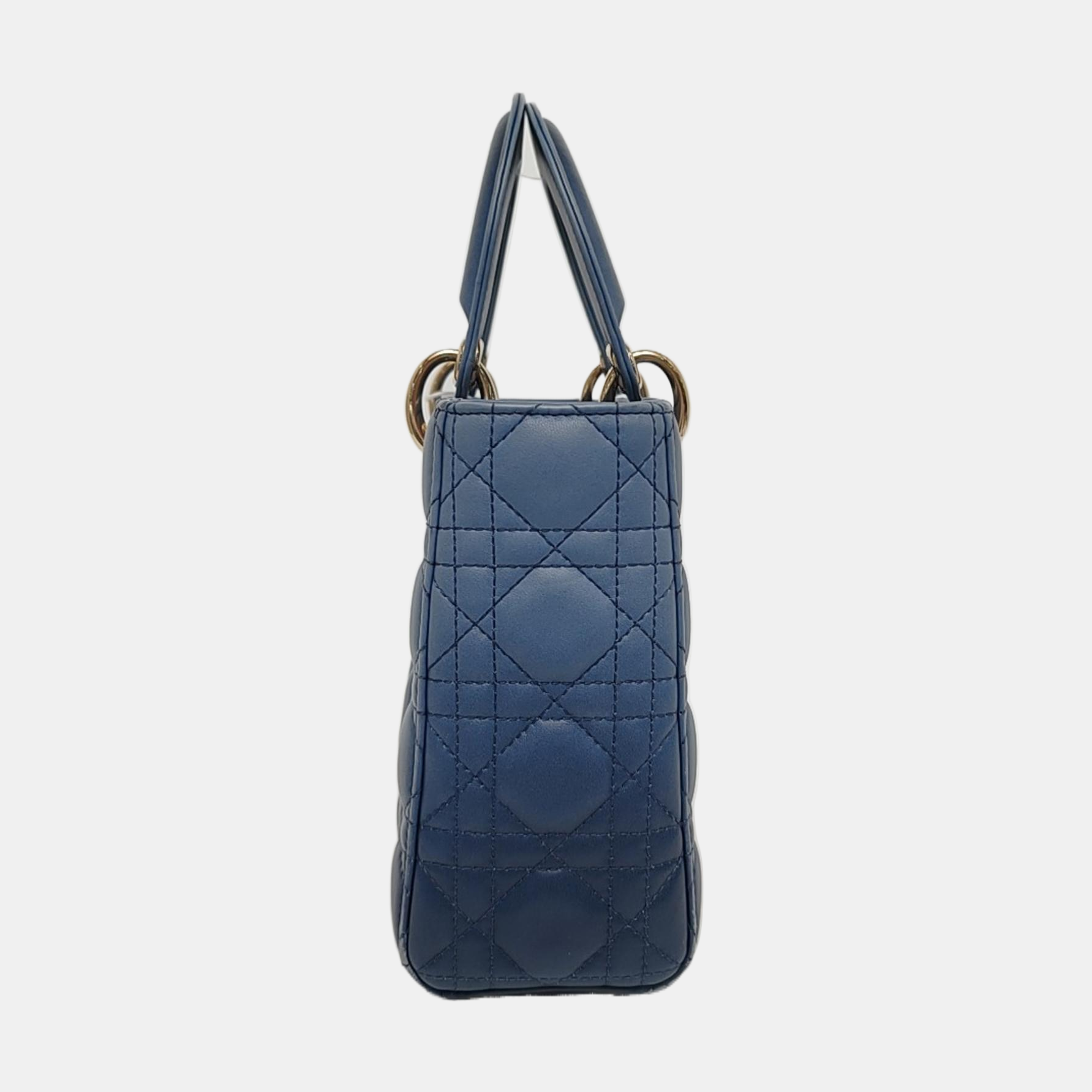 Authenticated pre-owned  Lady Dior Small Cannage Lambskin Multicolor - Tote Bag at Looply