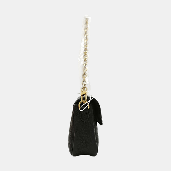 IVY Monogram Calfskin Black