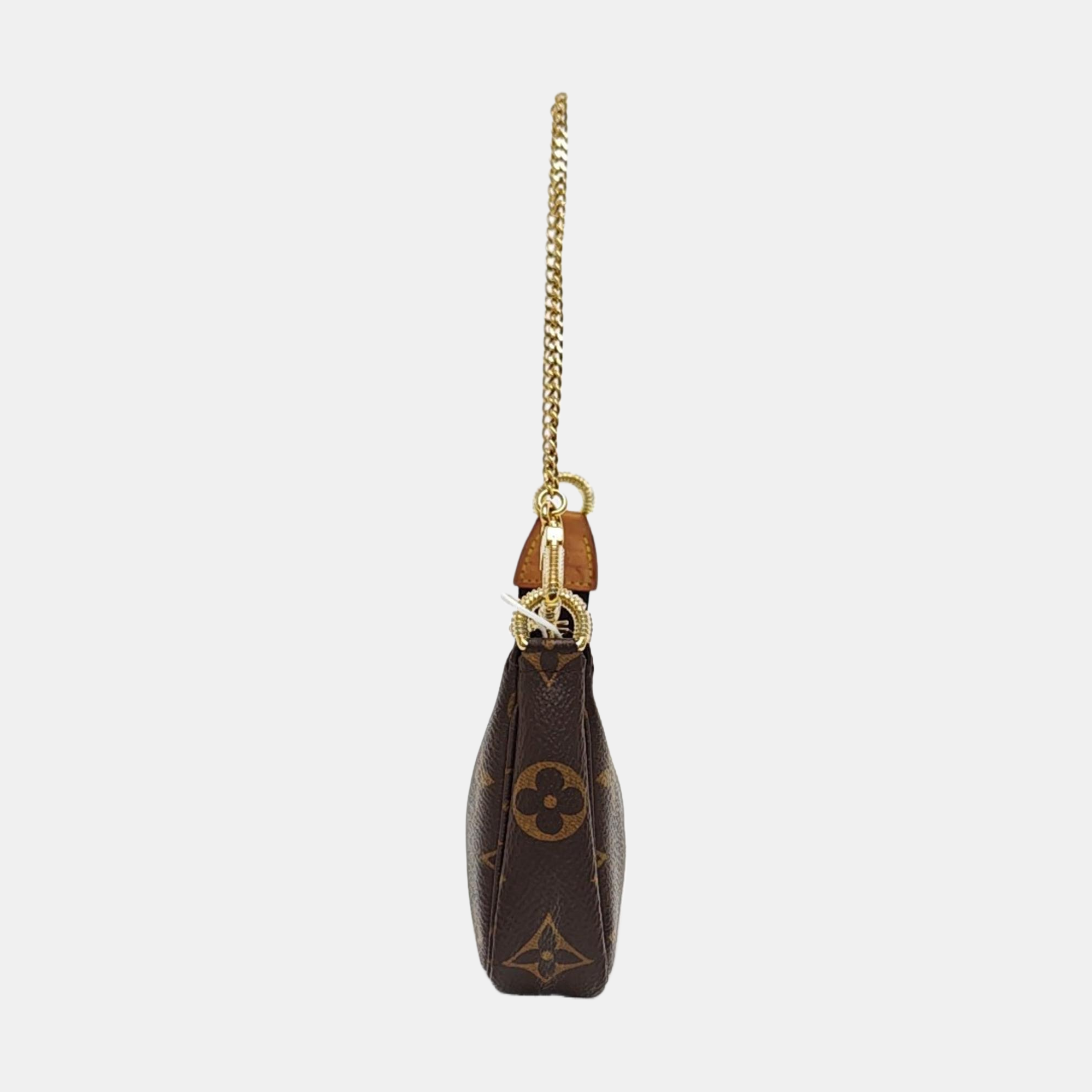 ACCESSOIRES Mini Monogram Coated Canvas Brown