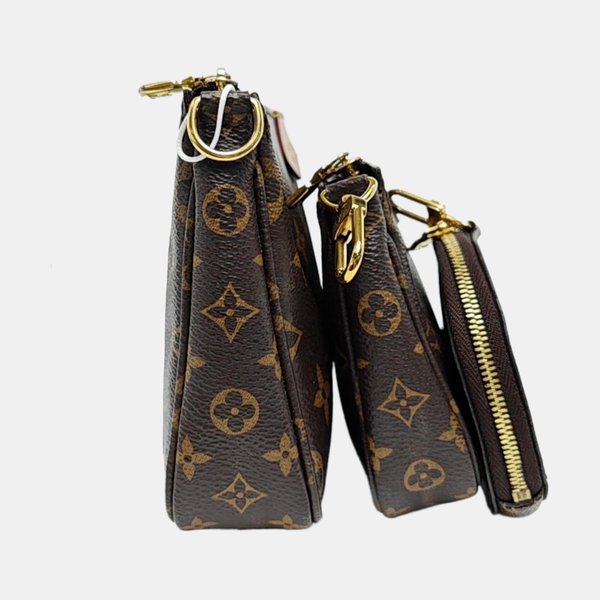 MULTI Monogram Coated Canvas Brown