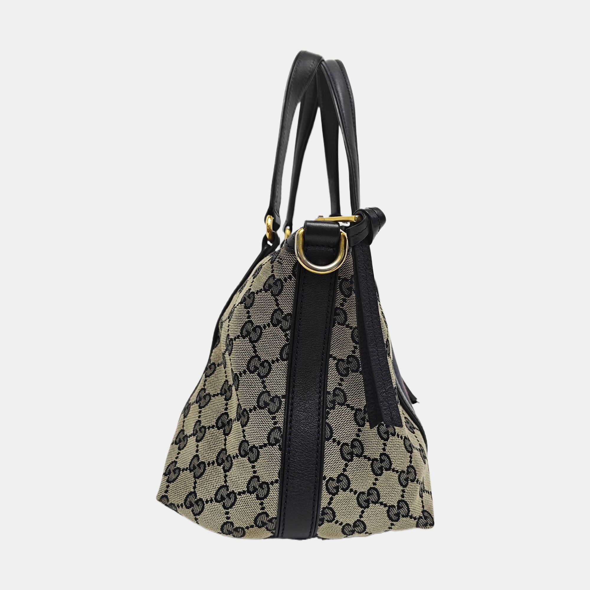 Rania Monogram Canvas Beige