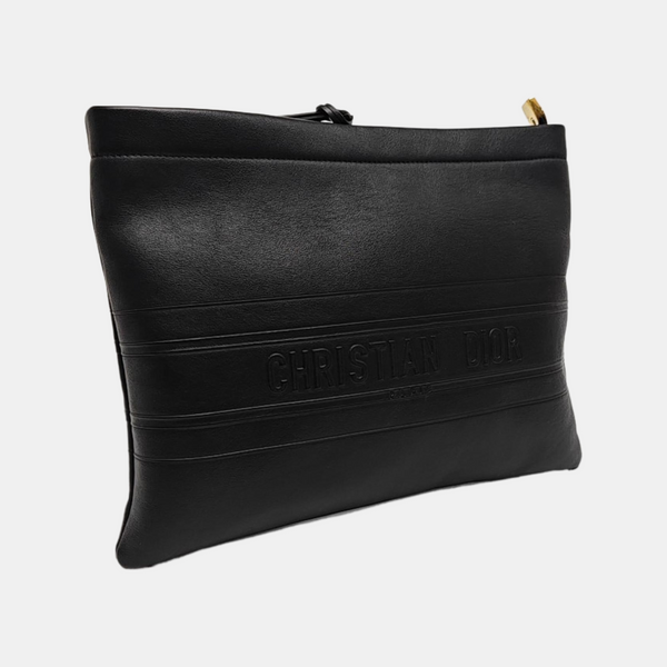 Calfskin Clutch Black