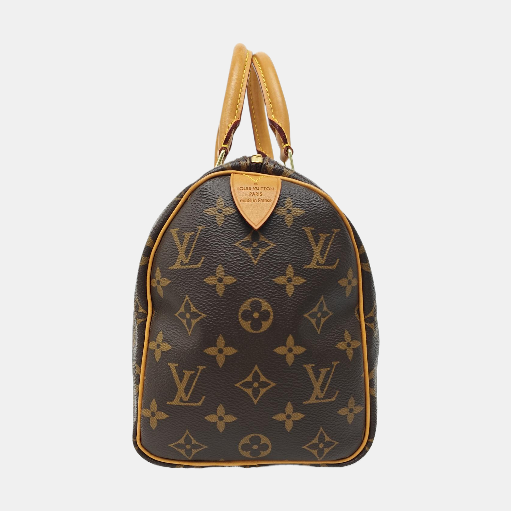 SPEEDY 25 Monogram Coated Canvas Brown