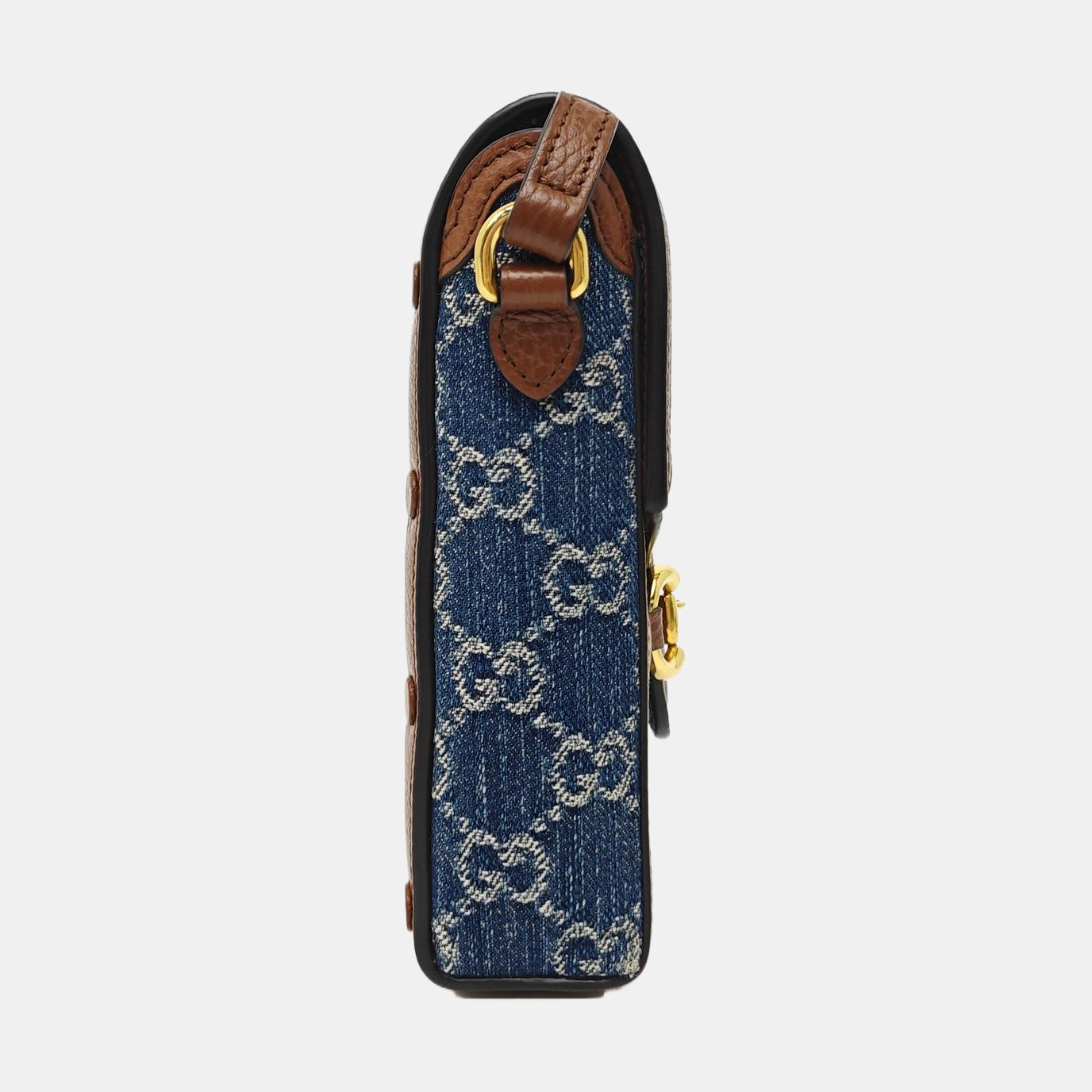Horsebit 1955 Mini Monogram Denim Blue