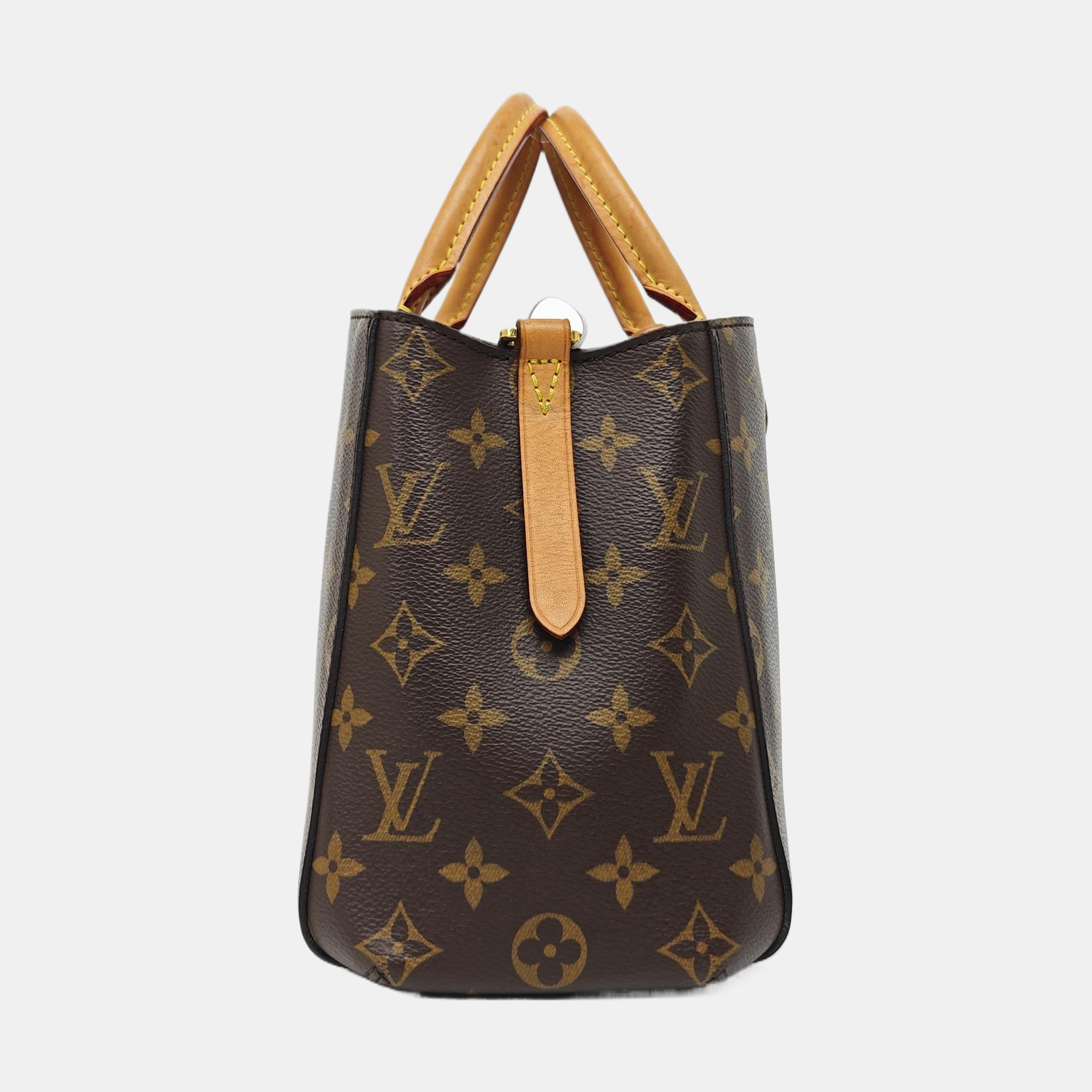 MONTAIGNE Monogram Coated Canvas Brown