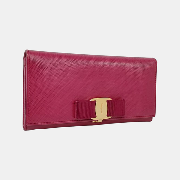 Authenticated pre-owned  Gancini Calfskin Pink Wallet - Wallet at Looply